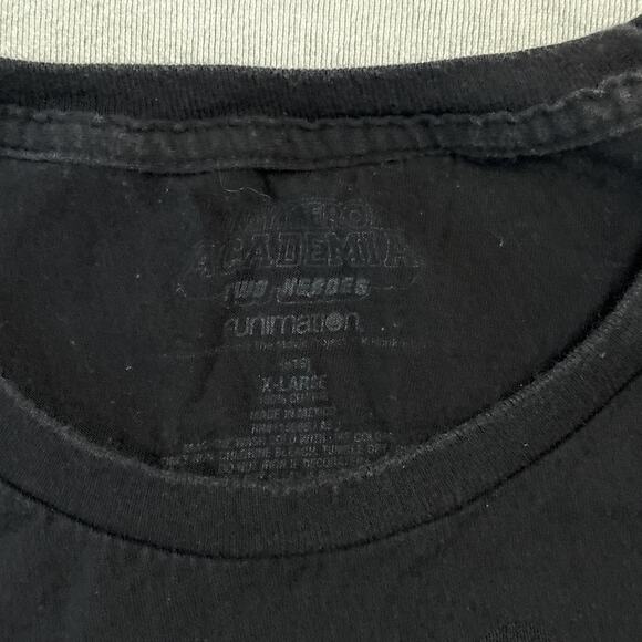 My Hero Academy Japanese Anime Short Sleeve T-Shirt Crew Neck Black Size XL - Picture 4 of 4